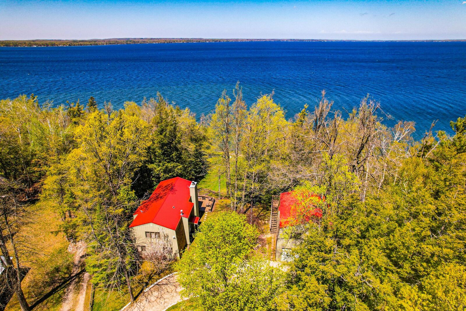 Property Photo: 1400 Round Point Drive MI 49749