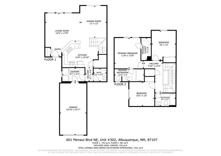Property Photo: 601 Menaul Boulevard NE Unit 302 NM 87107