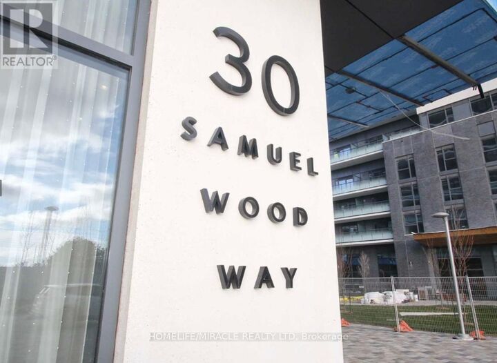 Property Photo: 30 Samuel Wood Way 1202 ON M9B 1B1