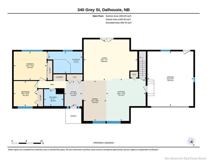 Property Photo:  340 Grey Street  NB E8C 1W2 