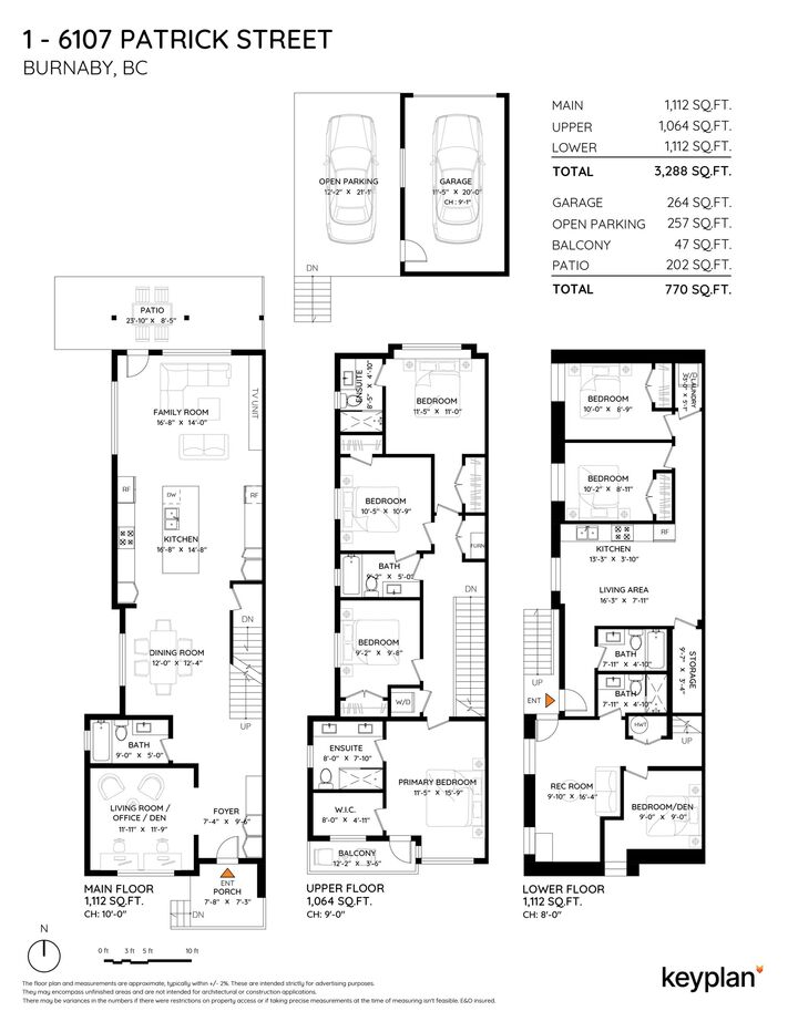 Property Photo: 6107 Patrick Street 1 BC V5J 3B8