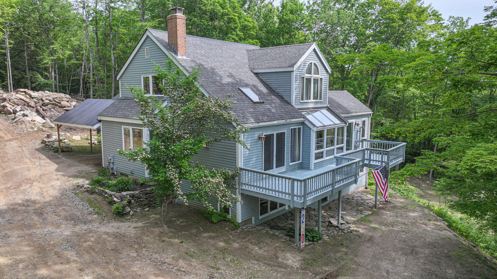 Property Photo: 674 Elm Hill Road ME 04281