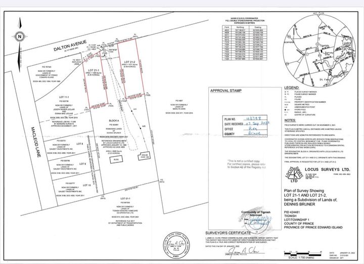 Property Photo:  Lot 21-1 Dalton Avenue  PE C0B 2B0 