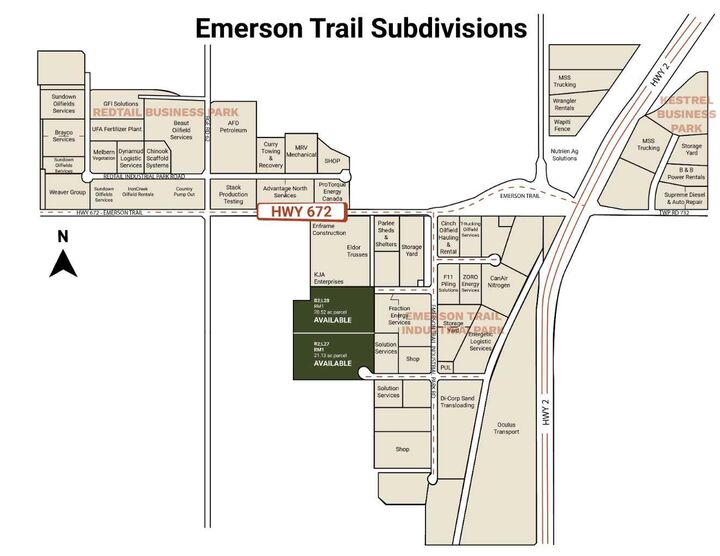 Property Photo: B2, L28 Pt NW-11-73-6-W6 Emerson Trail Industrial Pk Rd AB T0H 3C0