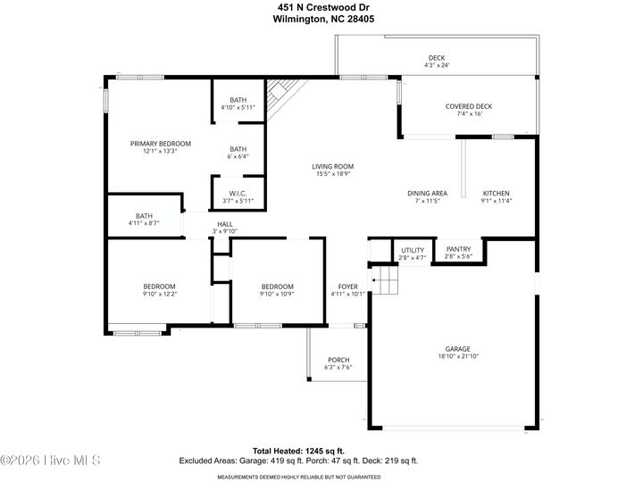Property Photo:  451 N Crestwood Drive  NC 28405 