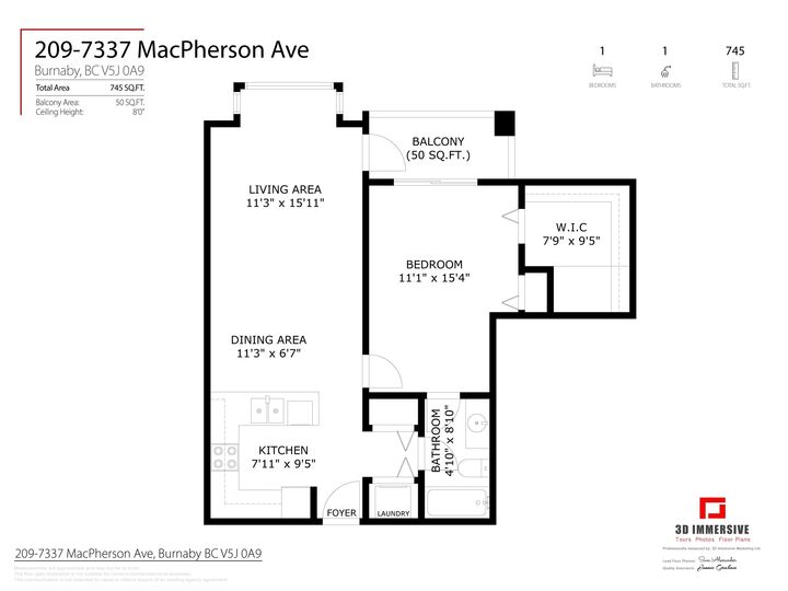 Property Photo: 7337 Macpherson Avenue 209 BC V5J 0A9