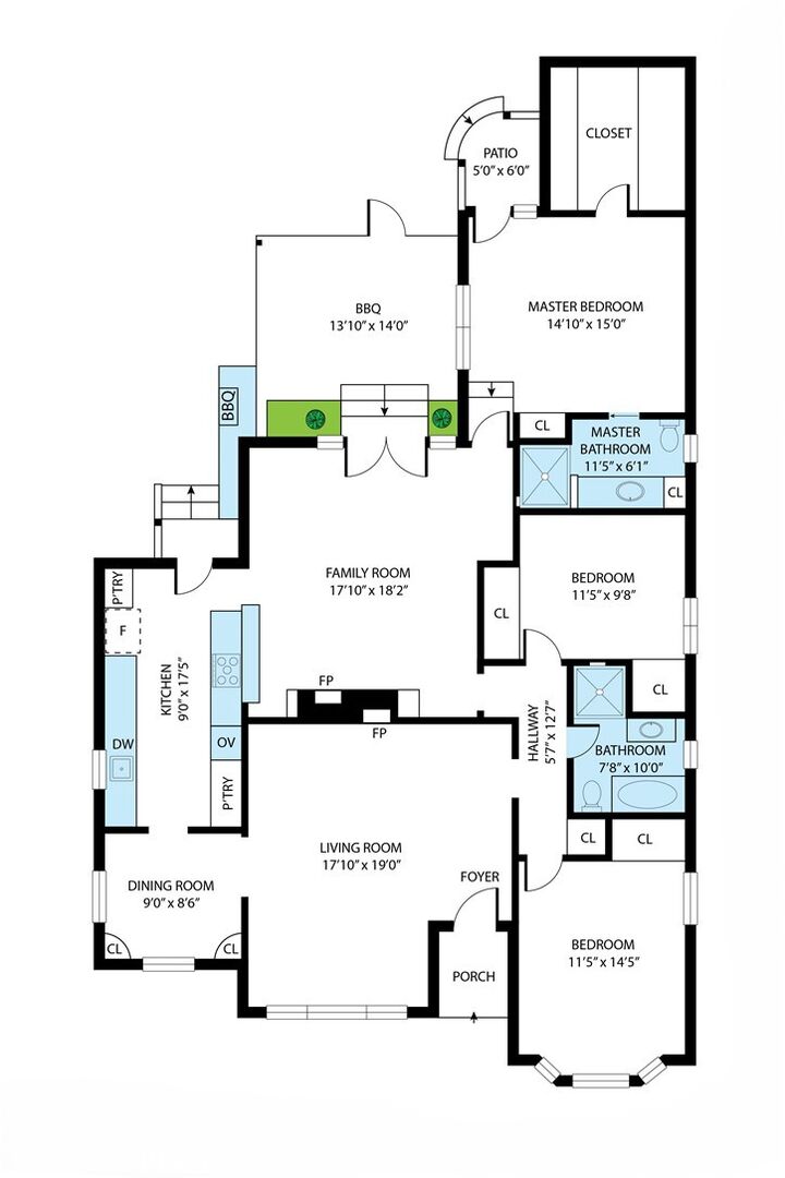 Property Photo: 1426 N Buena Vista CA 91505