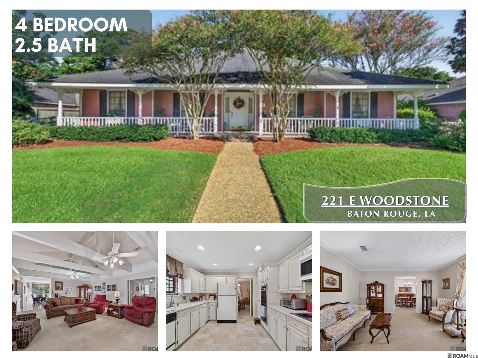 Property Photo:  221 E Woodstone Ct  LA 70808 