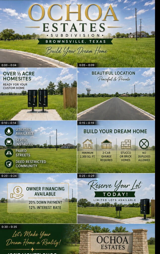 Property Photo: 00 Ochoa St Lot #4 Block 1 TX 78521