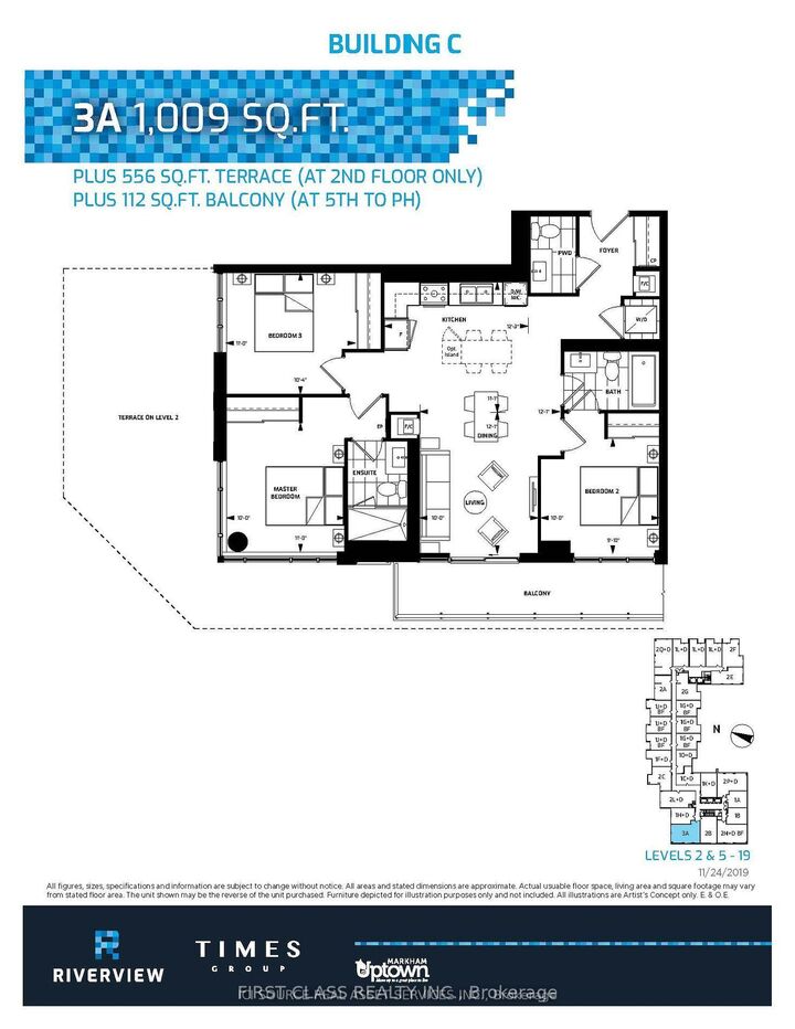 Property Photo:  38 Water Walk Drive 707  ON L3R 6M8 