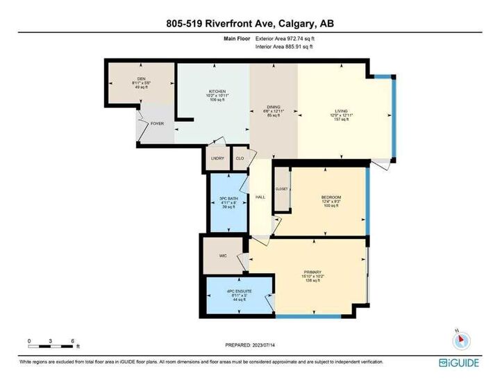 Property Photo: 519 Riverfront Avenue SE 805 AB T2G 1K6