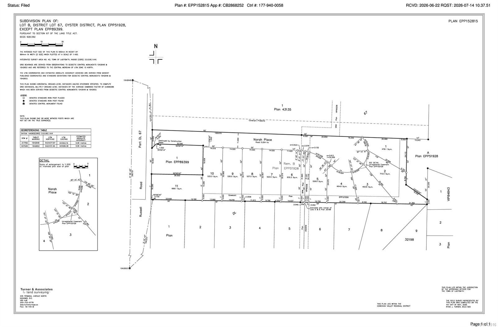 Property Photo: 4 Norah Pl Lot BC V9G 1W4