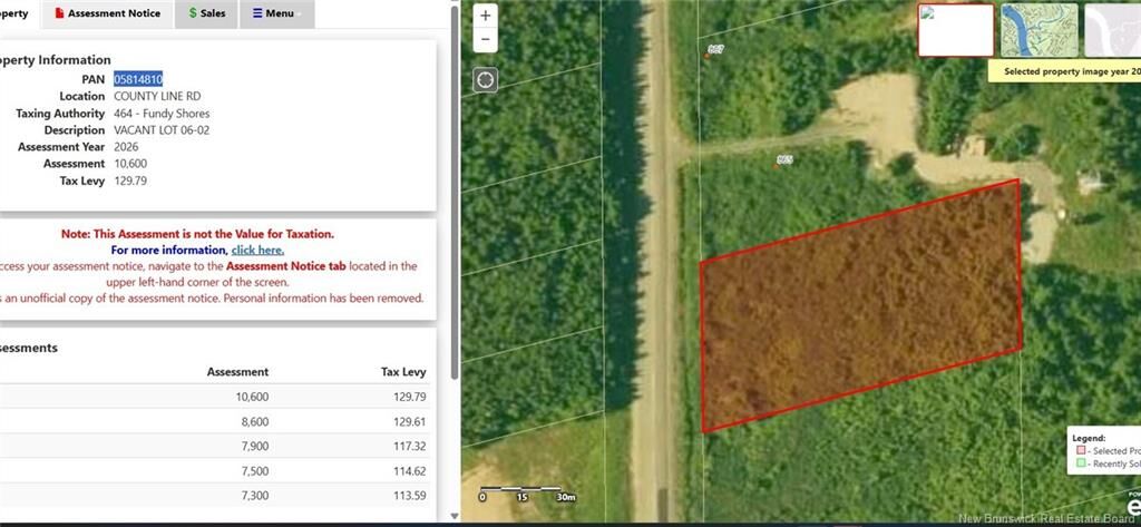 Property Photo:  Vacant Lot-1 Route 790  NB E5J 1S2 
