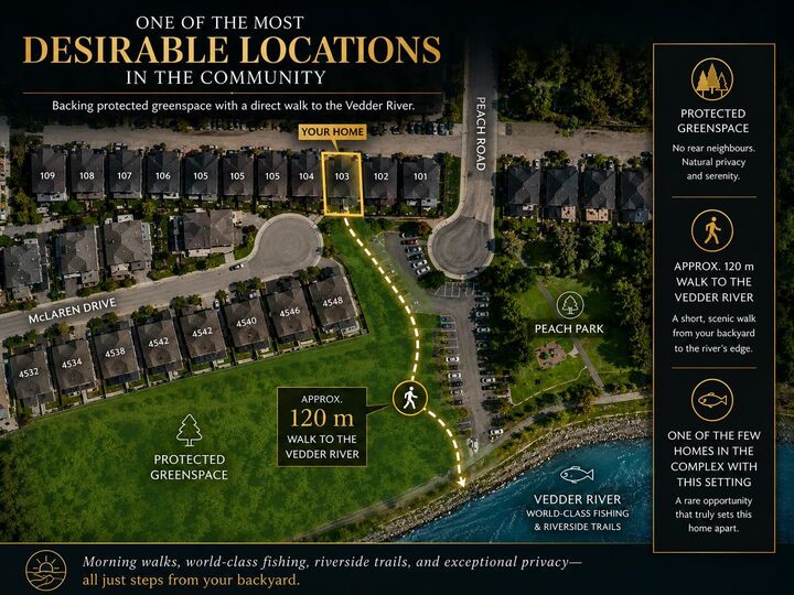 Property Photo: 5373 Peach Road 103 BC V2R 4P7