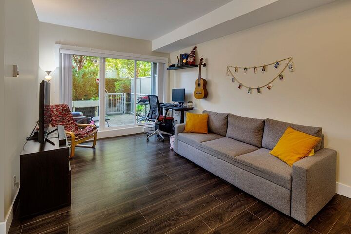 Property Photo:  7377 14th Avenue 106  BC V3N 1Z7 