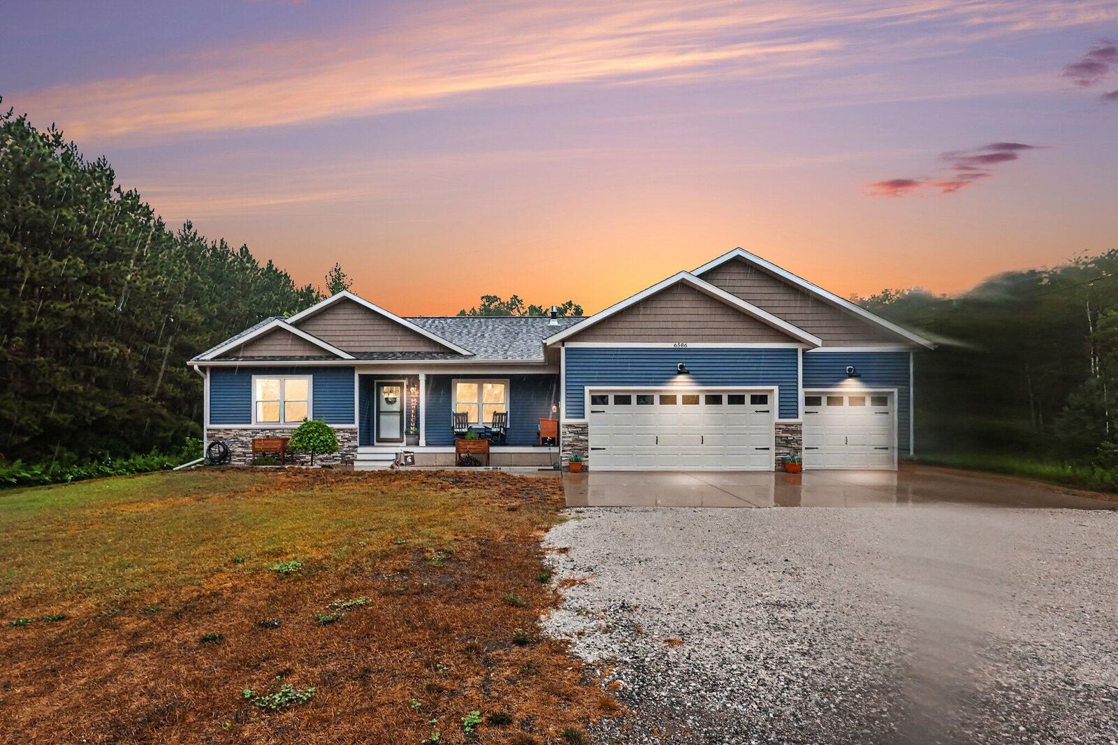 Property Photo:  6586 Cline Road  MI 49415 
