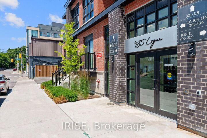 Property Photo:  485 Logan Avenue S 317  ON M4M 2P5 