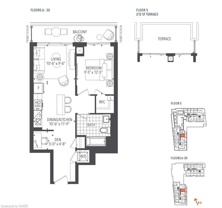 Property Photo: 8 Hughson Street N 2910 B ON L8R 3L5