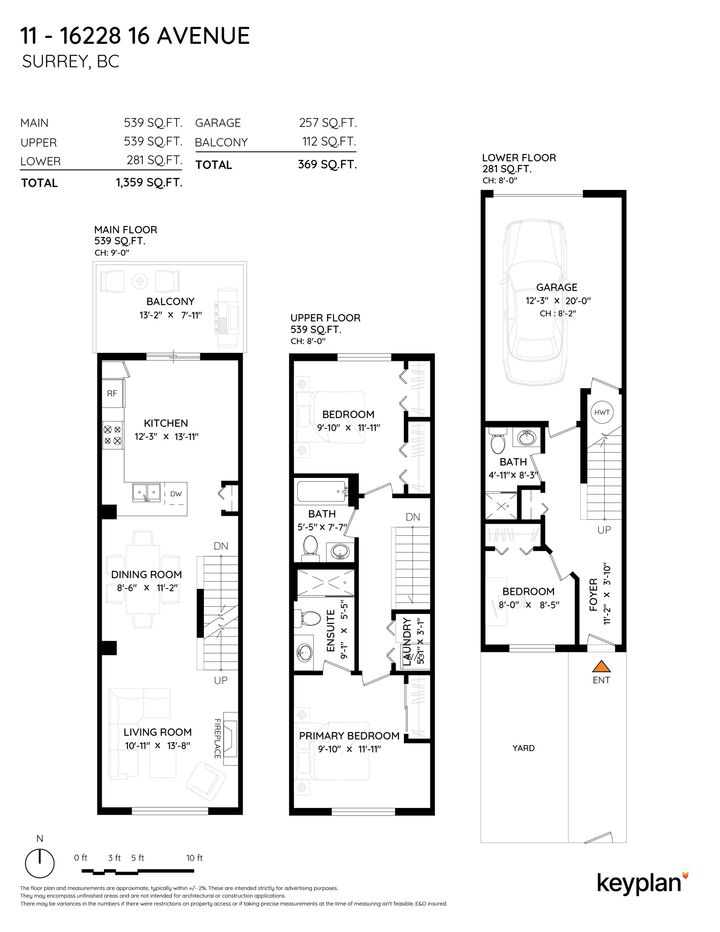 Property Photo: 16228 16 Avenue 11 BC V4A 1S7