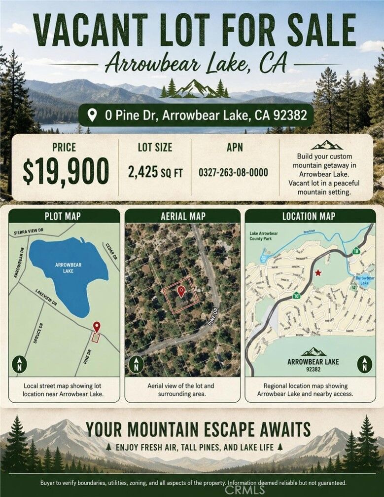 Property Photo:  0 Pine  CA 92382 