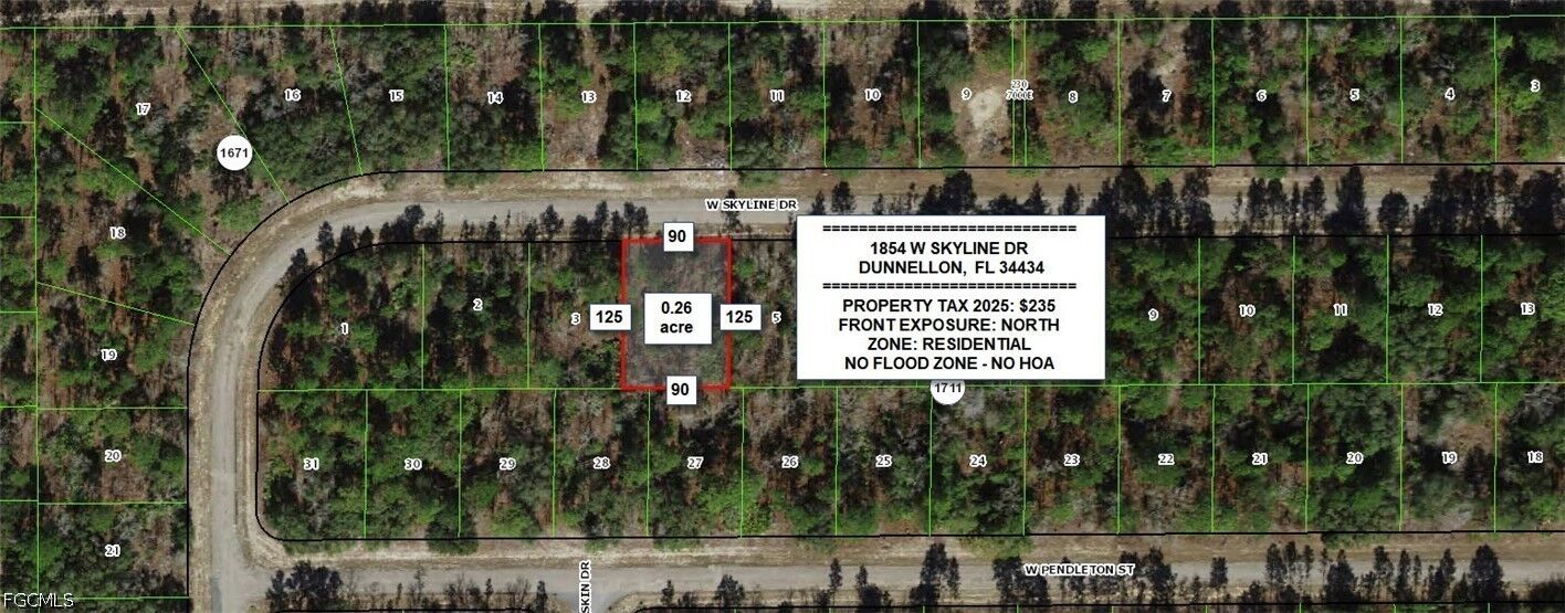 Property Photo: 1854 W Skyline Drive FL 34434