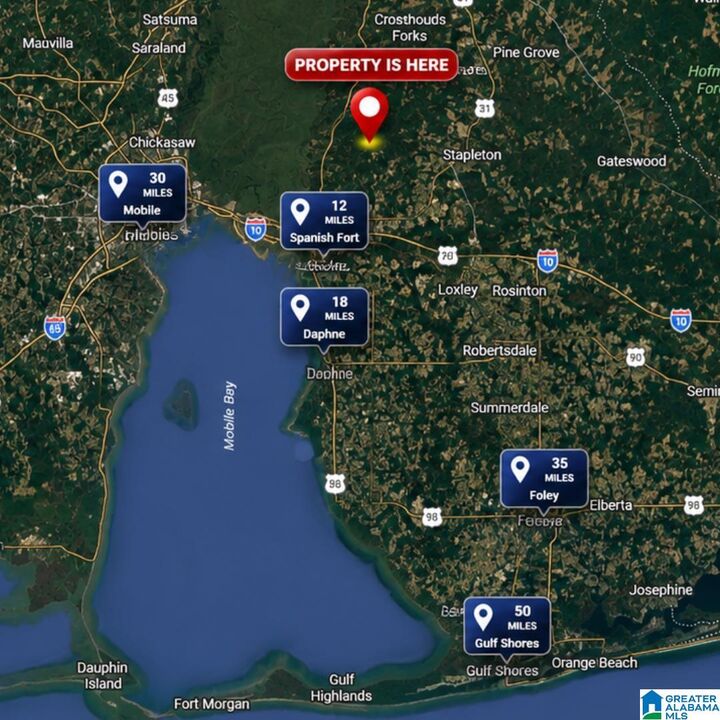 Property Photo:  7418 River Road 0  AL 36507 