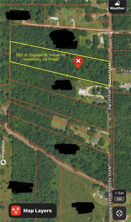 Property Photo: Tbd W Yellow Water Road LA 70403