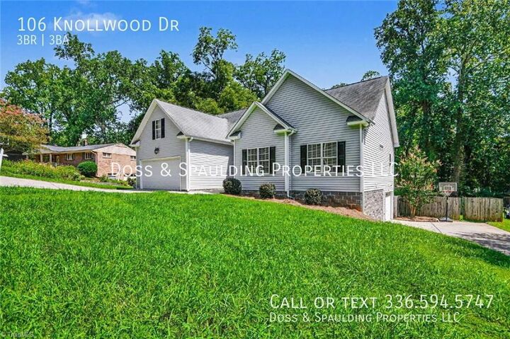 Property Photo: 106 Knollwood Drive NC 27282