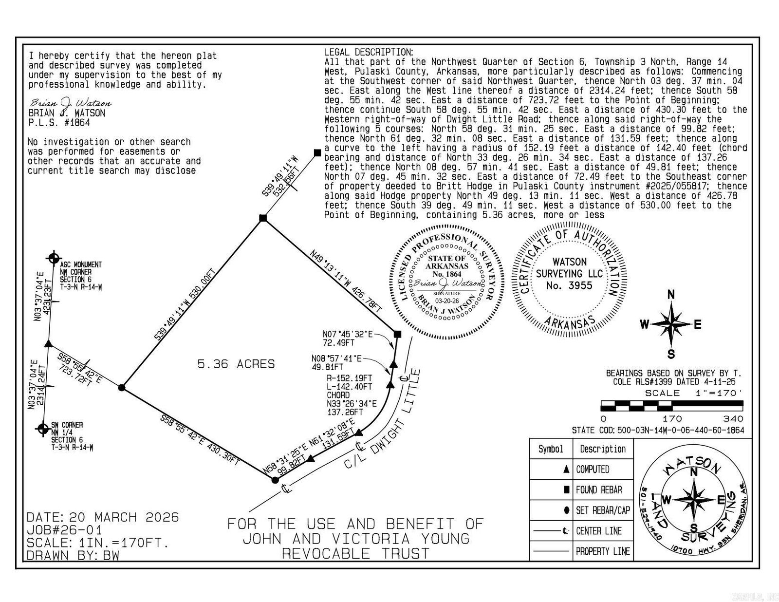 Property Photo: Lot 46 W Dwight Little Road AR 72135