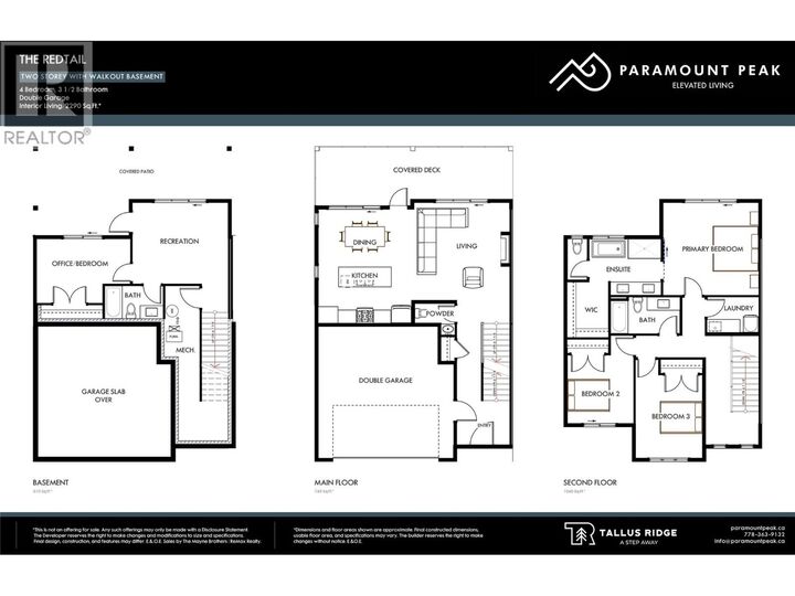 Property Photo: 2509 Paramount Peak Drive Prop Sl 1 BC V4T 3H5