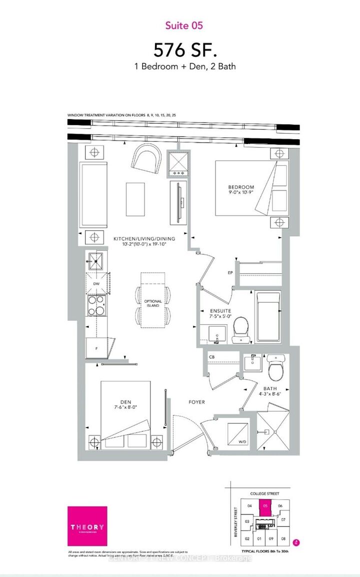 Property Photo: 203 College Street 1105 ON M5T 1P9