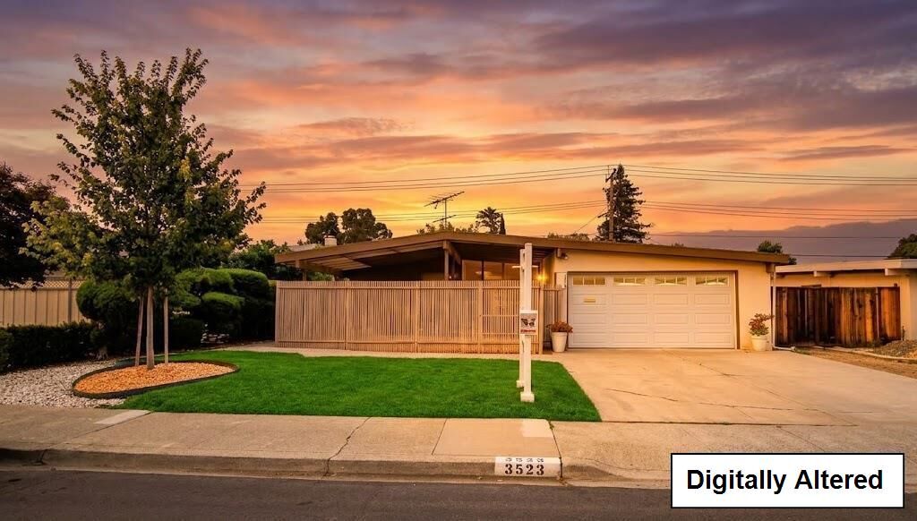 Property Photo: 3523 Elmhurst Avenue CA 95051