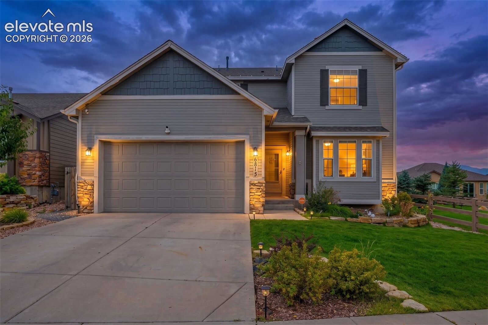Property Photo:  6815 Mustang Rim Drive  CO 80923 