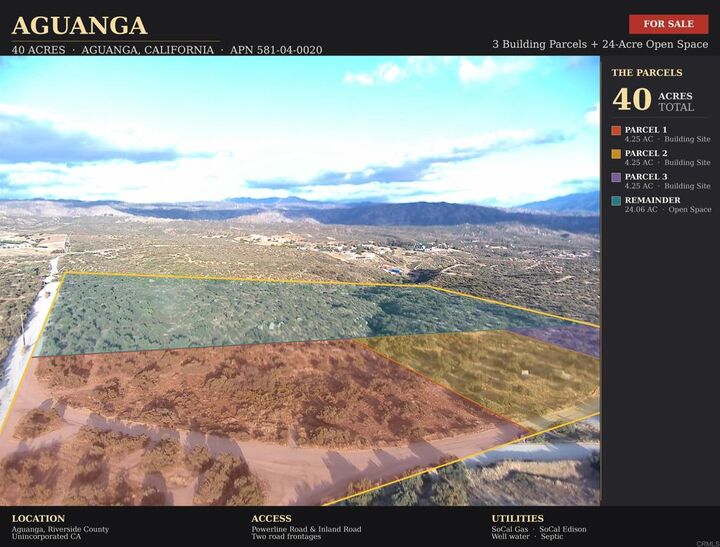 Property Photo: 0000 Powerline Rd. CA 92536