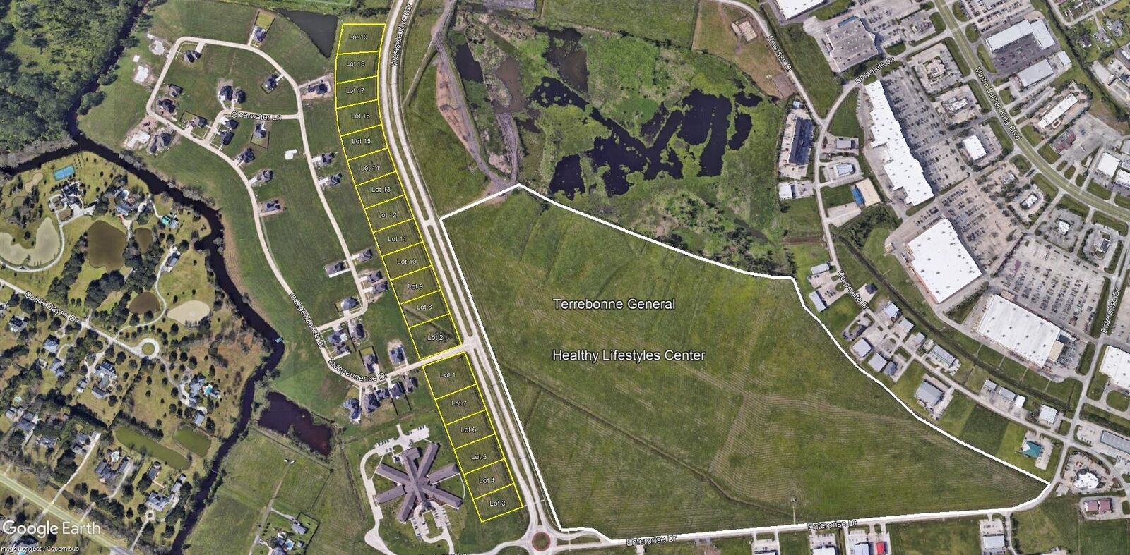 Property Photo:  Lot 1 Westside Extension  LA 70360 