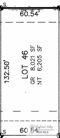 Property Photo:  Lot 46 Oak St. 46  TX 78550 