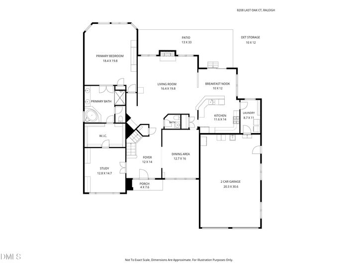 Property Photo:  8208 Last Oak Court  NC 27613 