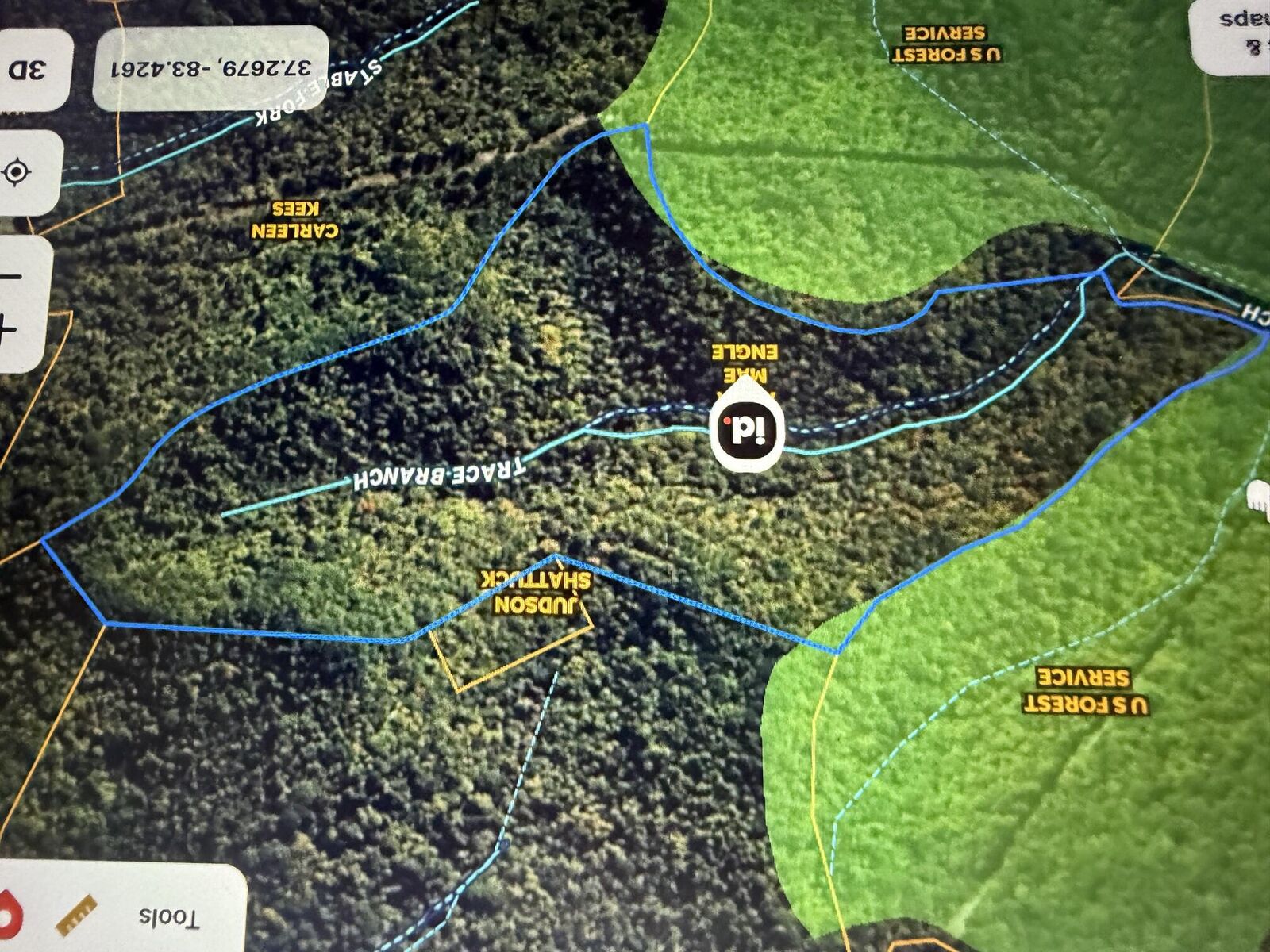 Property Photo:  98.54 Acres M/1 Elkhorn Trace Branch  KY 41749 