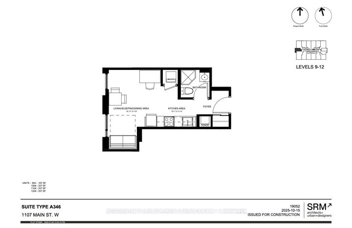 Property Photo:  1107 Main Street W 1004  ON L8S 1B8 