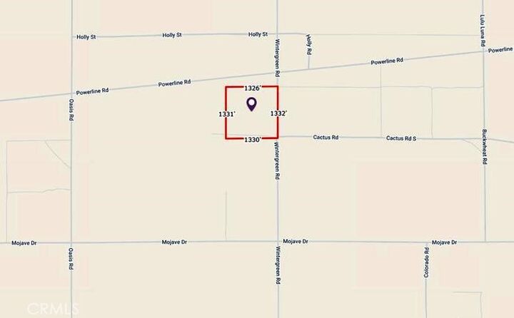 Property Photo: 0 Cactus & Wintergreen 40-Acres Road CA 92371