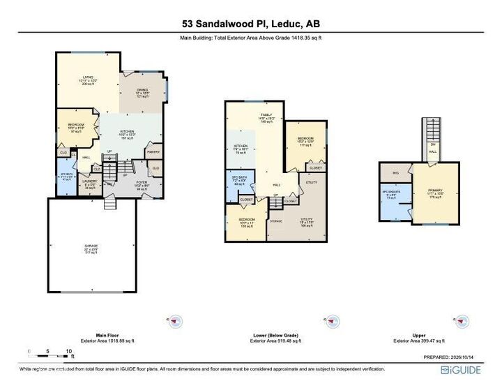 Property Photo:  53 Sandalwood Place  AB T9E 1C3 