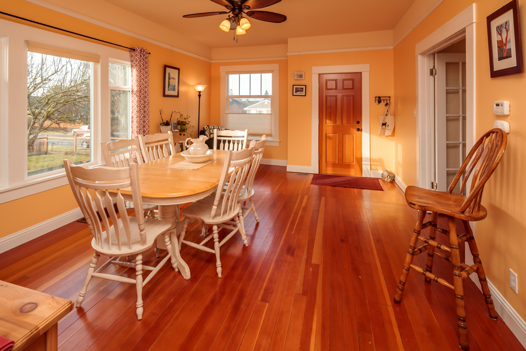 Property Photo: Front entry with living room used now as a dining 2726 Franklin St  WA 98225 