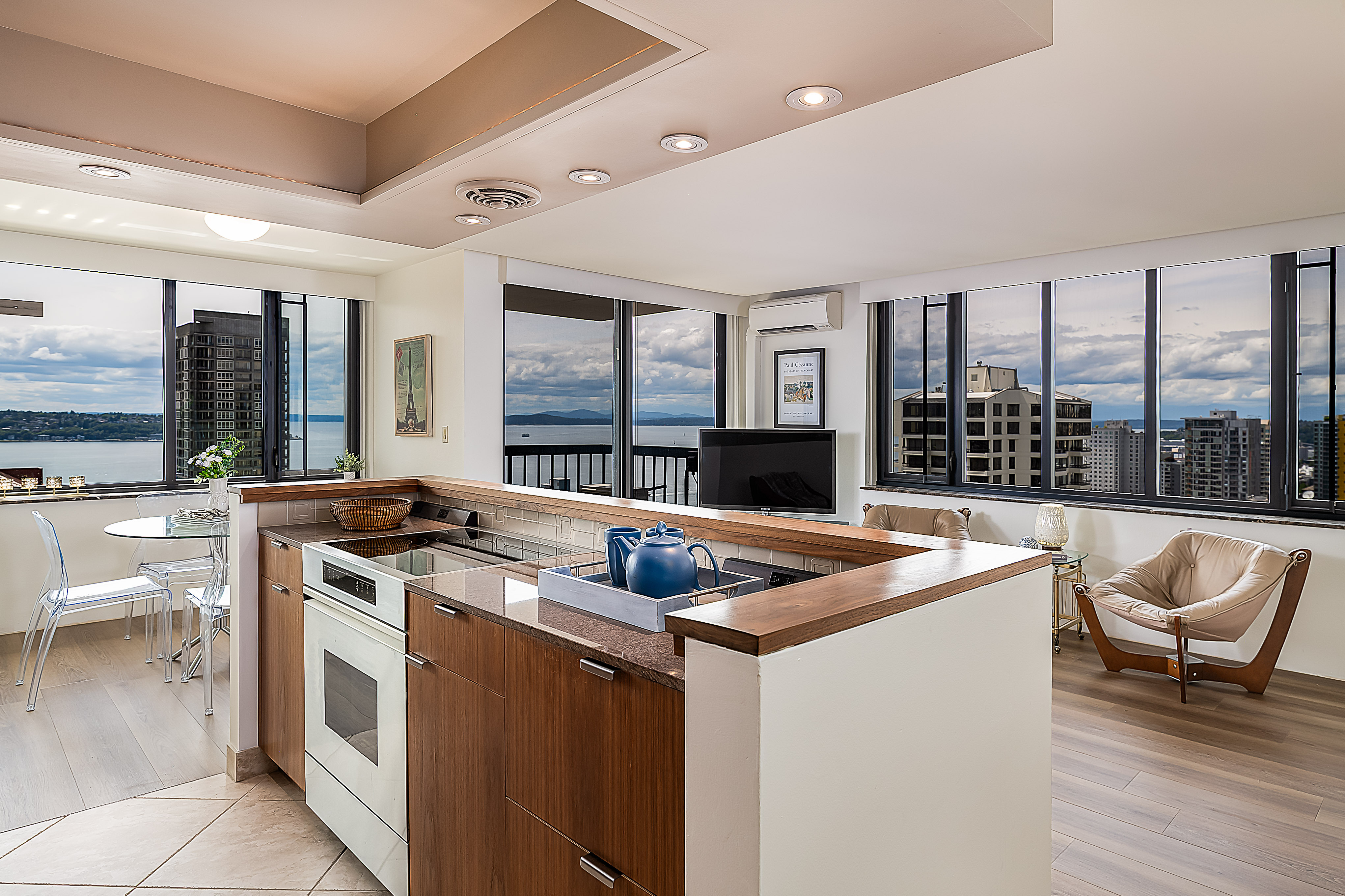Property Photo: Living, Dining, Kitchen 2100 3rd Avenue 2503 WA 98121